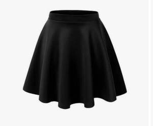 lot 37141 image: Womens Made by Johnny Mbj Wb211 Basic Versatile Stretchy Flared Skater Skirt Medium