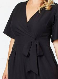 lot 40759 image: XL plus size Like Charisma Crepe Jumpsuit