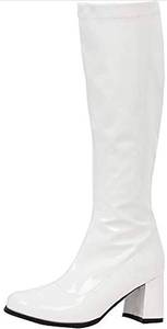 lot 40771 image: GOGO Boots for Women, Knee High Boots, PU Leather Zip Ladies Party Dance Shoes 9 12 size