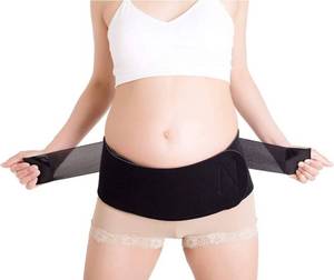 lot 40792 image: CABEA Babybellyband size large 2-in-1 Original Pregnancy Belly Band Maternity Belt, Adjustable Pregnancy and Postpartum Belly Wrap Provides Relief and Supports Back, Joint, and Hips