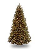 lot 6202 image: National Tree 7-12-Foot Prelit Artificial North Valley Spruce Tree, 550 Clear Lights
