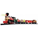lot 6204 image: EZTEC 37297 North Pole Express Christmas Train Set - 33 Piece
