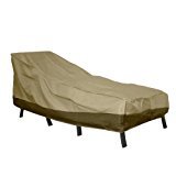 lot 6213 image: Patio Armor Chaise Lounge Cover, 76 l x 28 w x 30 h
