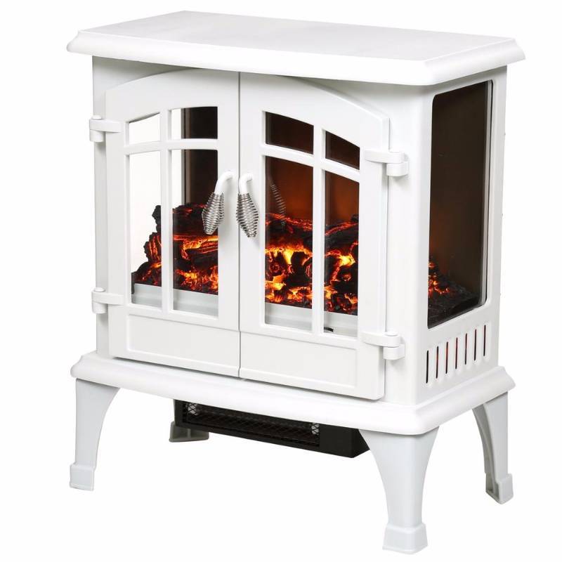 lot 6301 image: Legion 1,000 sq. ft. Panoramic Infrared Electric Stove in White
