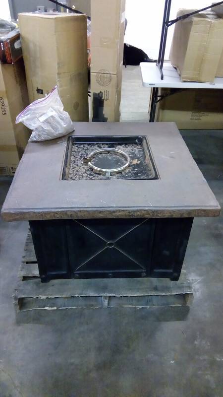lot 6304 image: Summer Night Patio Fire Pit Set wend table