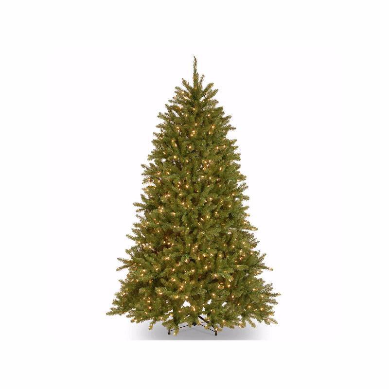 lot 6331 image: Generic Unbranded Holiday Ornaments & Decor 7.5 ft. Dunhill Fir Artificial Christmas Tree with 750, 9 Function LEDs Greens DUH3-300D-75