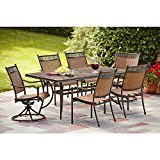 lot 6357 image: Niles Park 7-Piece Sling Patio Dining Set