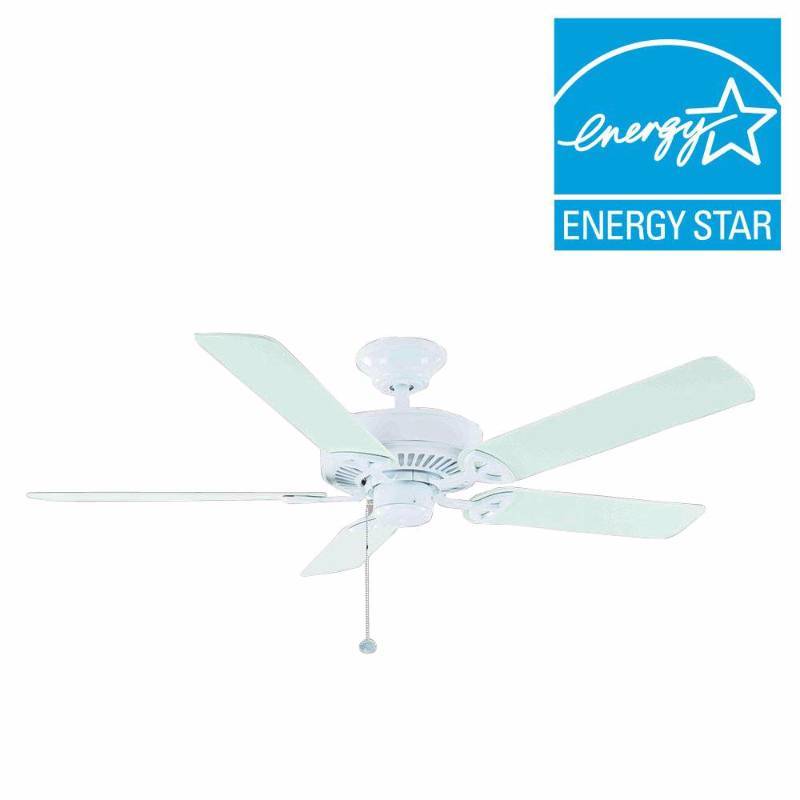 lot 6389 image: Generic Unbranded Ceiling Fans Farmington 52 in. Matte White Ceiling Fan 32762