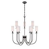 lot 6429 image: World Imports WI973797 Monroe 9 Light Chandelier Dab