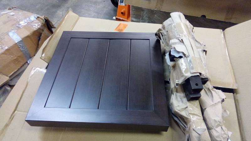 lot 6436 image: Hampton bay patio table unassembled