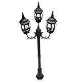 lot 6438 image: Hampton Bay Outdoor Post Lantern