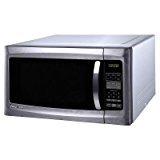 lot 6461 image: Magic Chef 1.6 cu. ft. Countertop Microwave in Stainless Steel