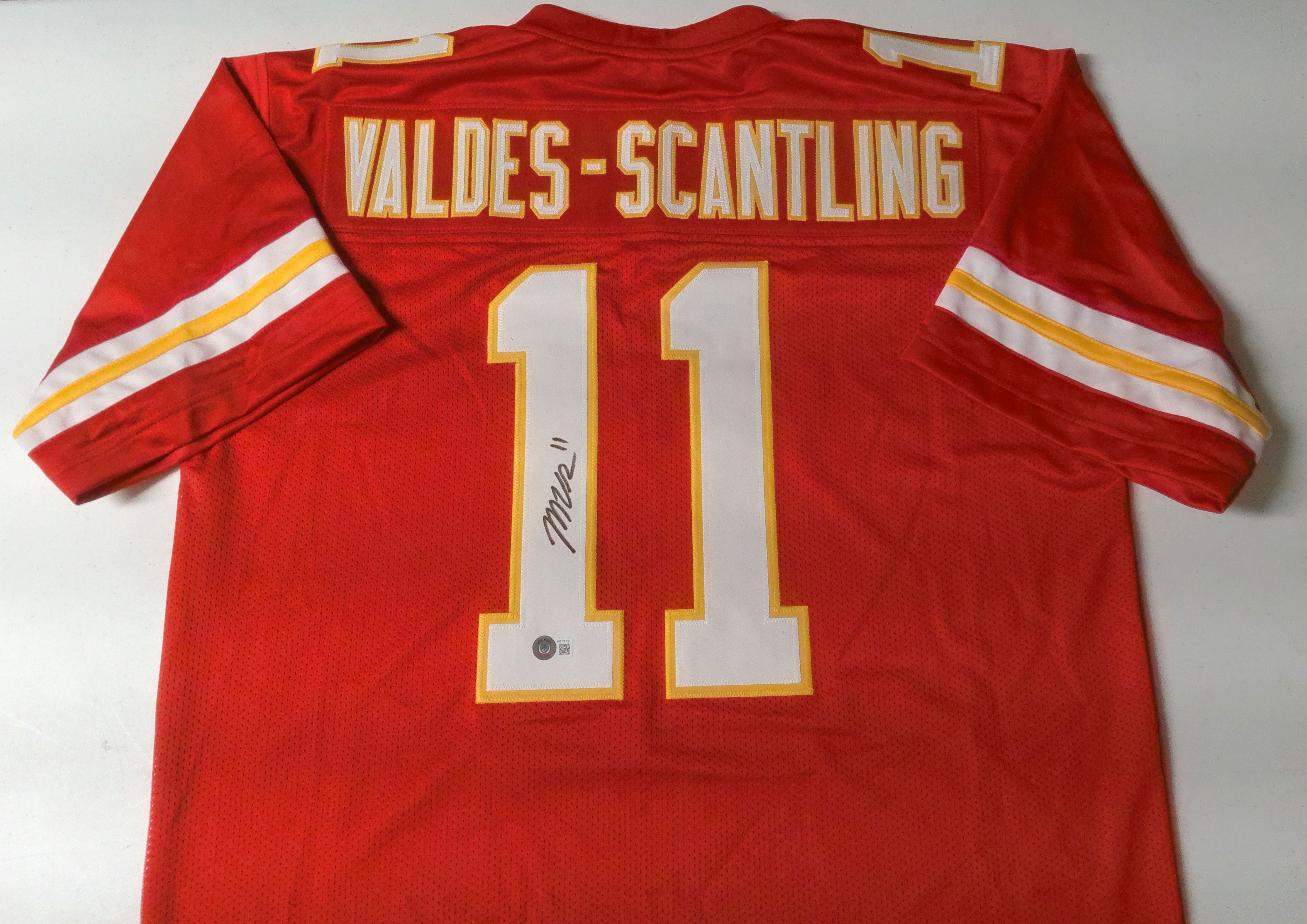 MECOLE HARDMAN AUTOGRAPHED SIGNED KANSAS CITY CHIEFS #17 BLACK JERSEY –  Super Sports Center