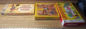 lot 41 image: Vintage games Uncle Wiggly game Oliver jigsaw puzzle Operation game