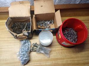 lot 166 image: Nails and bolts