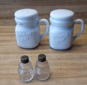 lot 197 image: Salt and Pepper shakers