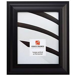 lot 65364 image: Craig Frames 21834700BK 10 by 13-Inch Picture Frame, Smooth Wrap Finish, 2-Inch Wide, Black