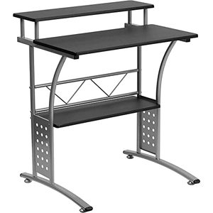 lot 65381 image: Flash Furniture Clifton Black Computer Desk