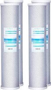 lot 65403 image: Geekpure 20-Inch Carbon Block Water Filter Remove Chlorine Taste Odors for Whole House Filtration- 4.5 Inch x 20 Inch -5 Micron