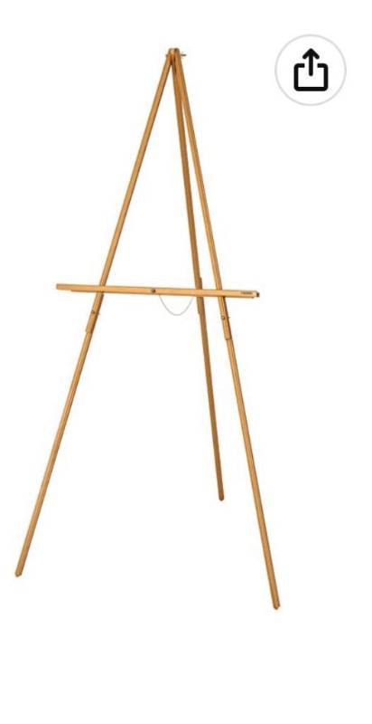 63 Wooden Tripod Display Easel Stand for Wedding Sign Poster Artist  Painting