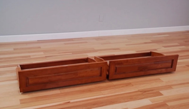 lot 101 image: New Pair of Kodiak Furniture Futon Under Storage Drawers Full, Barbados