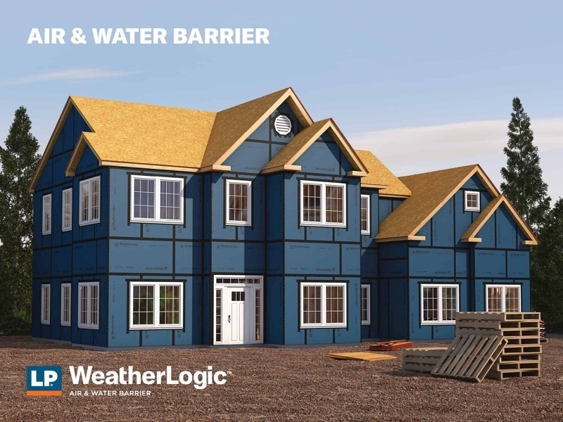 lot 129 image: New 30yard Role of LP WeatherLogic Air & Water Restating Seam and Flashing Tape 3-34