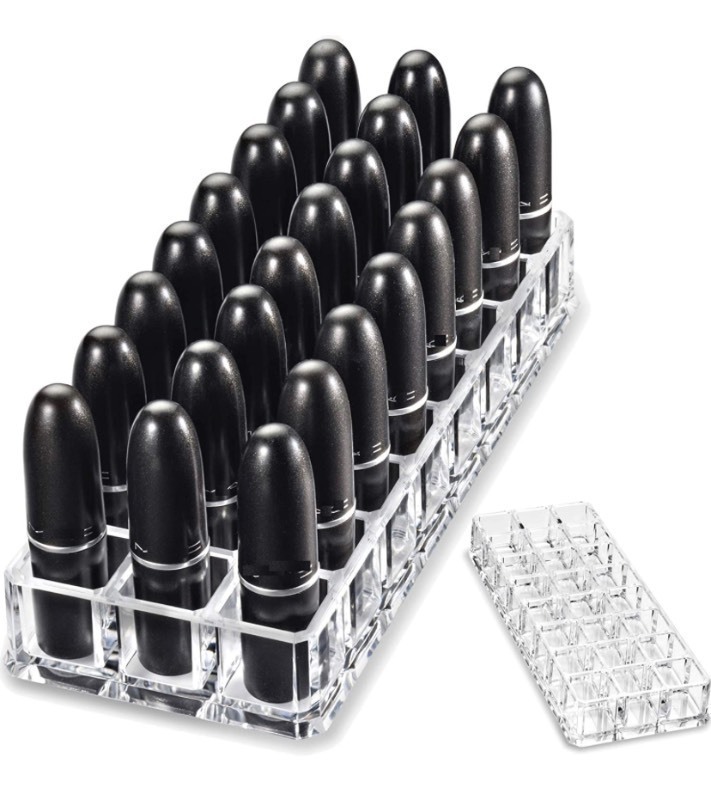 lot 173 image: New Glamour ByAlegory Premium Beauty Lipstick Nailpolish Organizer, 48 Spaces