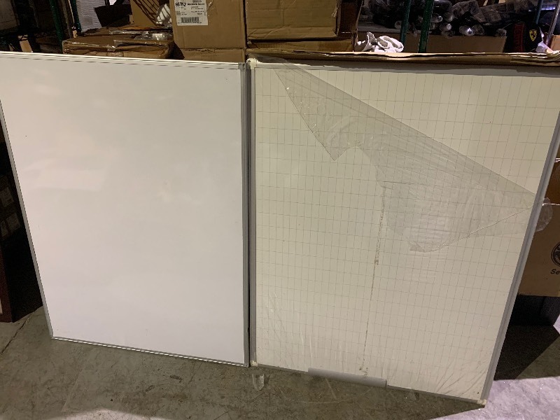 lot 183 image: 2 Large 34x4ft Dry Erase White Board, Lot B