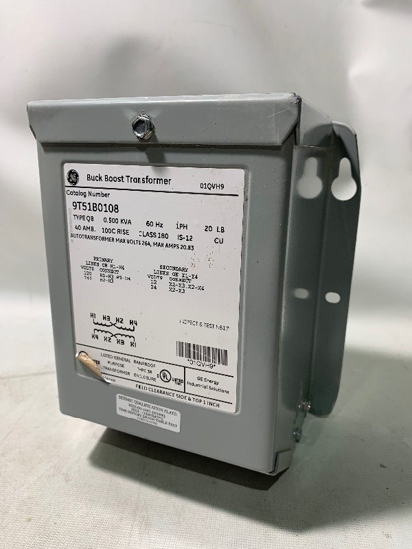 lot 192 image: GE Heavy Duty Buck Boost General Rainproof Autotransformer