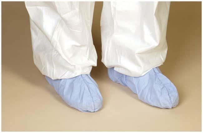 lot 406 image: New AlphaProTech Box 150 Pairs of Critical Cover Sure Grip Shoe Covers, XL