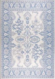 lot 57 image: Home Dynamix Nicole Miller Patio Country Ayana IndoorOutdoor Area Rug, 79x102, Traditional GrayBlue