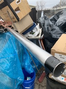 lot 47 image: 10ft Aluminum Pole Stock