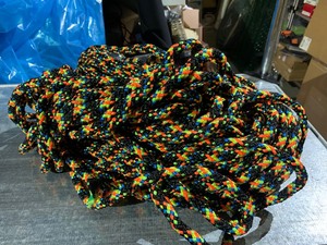 lot 30 image: Large 50ft Bundle of Heavy Duty Rope, BlackOrange
