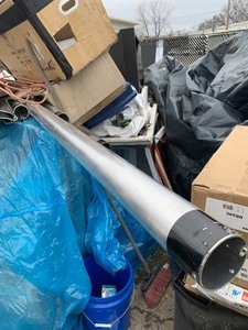 lot 48 image: 10ft Aluminum Pole Stock