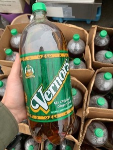 lot 64 image: 3 Cases of 8 New Vernors Original Ginger Soda, 2L Bottles