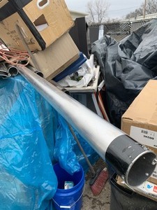 lot 46 image: 10ft Aluminum Pole Stock