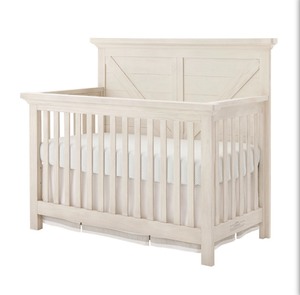 lot 69 image: Stella Baby Westin Convertible Crib in Brushed White