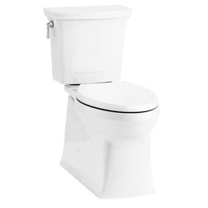 lot 93 image: New Kohler Cornells Comfort Heigh Elongated Bowl Full Toilet, 4144-0