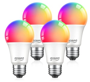 lot 124 image: New NiteBird 4-Pack WiFi LED Smart Bulb WB4