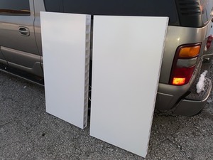 lot 577 image: 2pcs of Heavy Duty Unique PVC Panel 2ftx4ftx3