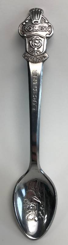 lot 3160 image: Vintage ROLEX Spoon - LUCERNE BUCHER OF SWITZERLAND