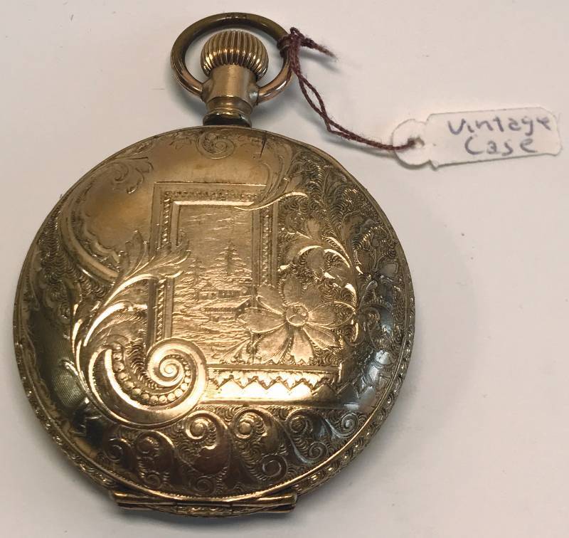 lot 3194 image: Old Pawn Shop Stock - Very Old Vintage Pocket Watch Case (watch not included)  A MUST BID ITEM 