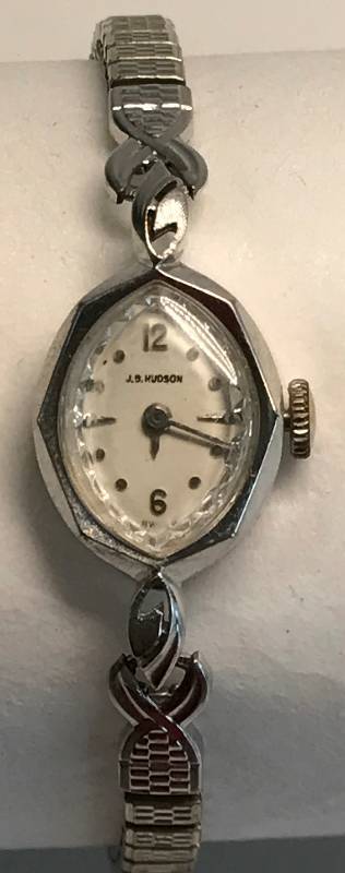 lot 3201 image: 14K Gold Ladies J.B. Hudson Swiss Made Watch Very Hard To Find (old pawn shop inventory)