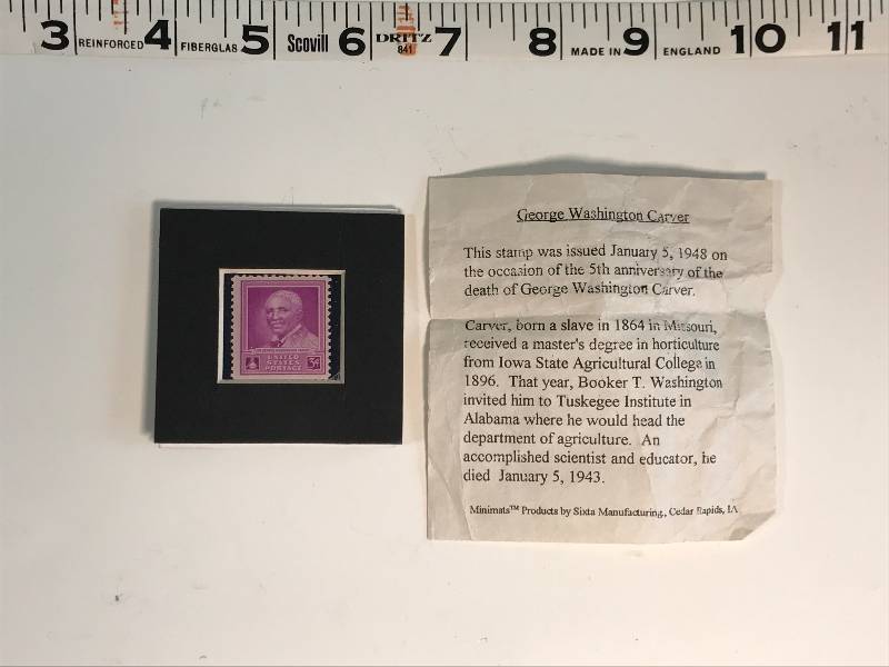 lot 3207 image: 1948 3 Cent Stamp - Dr. George Washington Carver, Botanist Scott