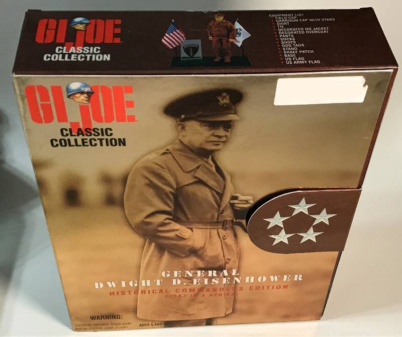lot 3228 image: GI Joe General Dwight D. Eisenhower Doll New in Box Historical Commanders Edition