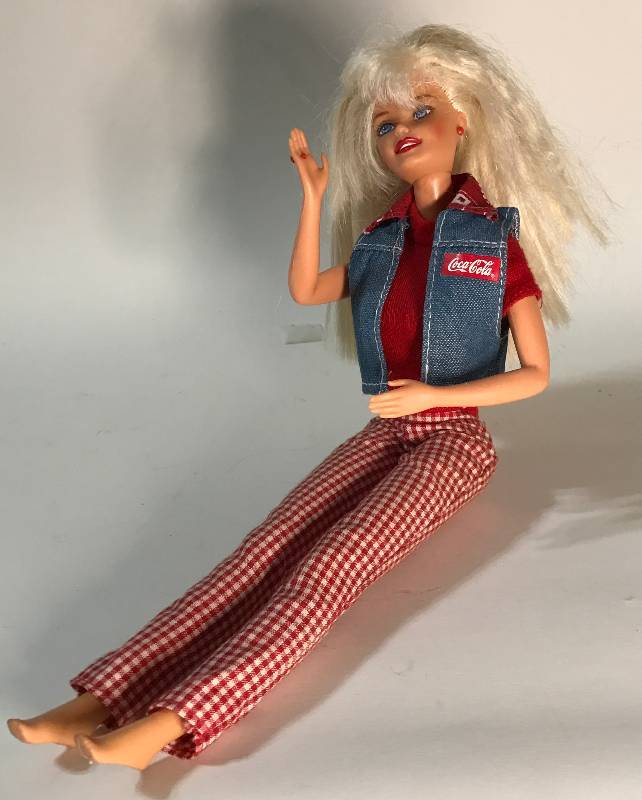 lot 3229 image: Barbie Coca-Cola Themed Beautiful Collectible COKE