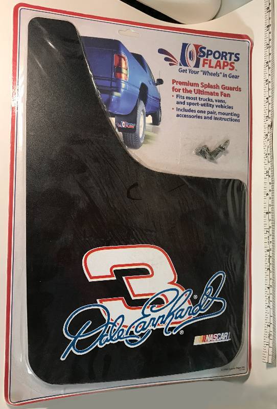 lot 3242 image: Mud Flaps Splash Guards DALE EARNHARDT #3 New in package NASCAR