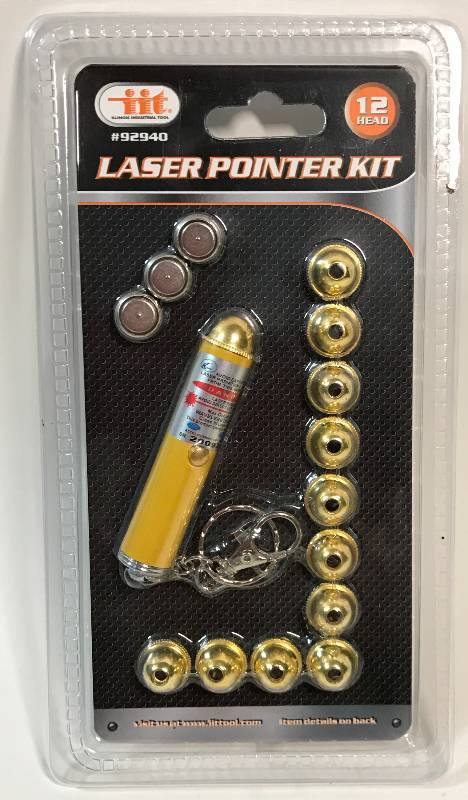 lot 3252 image: Laser Pointer Kit 2 Heads #92940 NEW IN PACKAGE