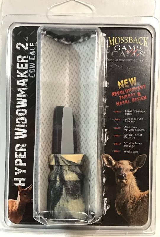 lot 3253 image: Mossback Game Call - Elk Cow  Calf Call Hyper Widowmaker 2 NEW IN PACKAGE