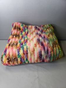 lot 73 image: Large Handmade Heavy Throw Blanket Approx 68 x 74